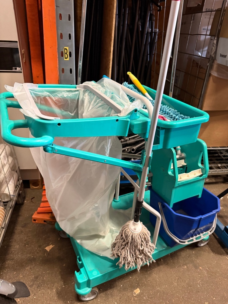 1405919-2 Cleaning cart Vileda Green Line Move & Go