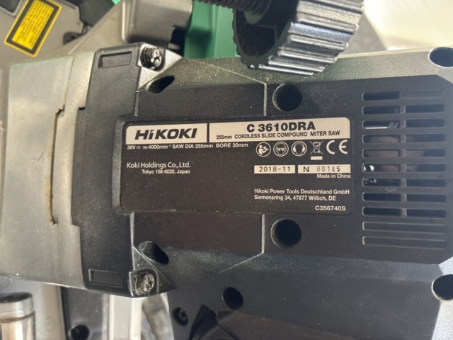 1538204-10 Kap-/gersåg Hikoki C3610DRA