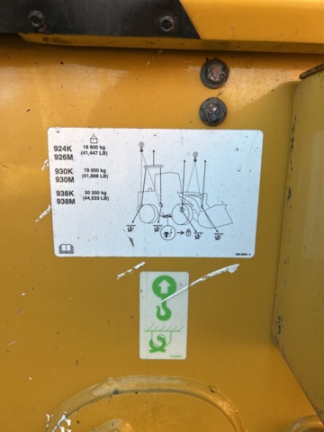 1538479-21 Hjullastare Cat 926M