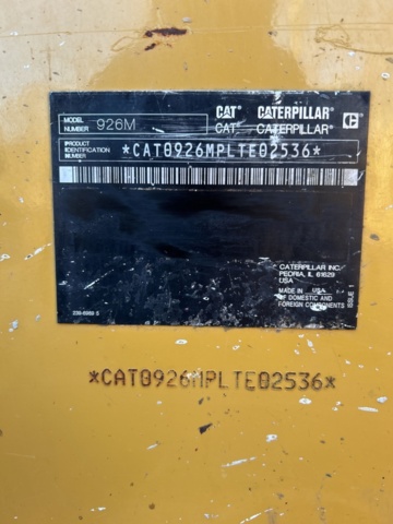 1538479-25 Hjullastare Cat 926M