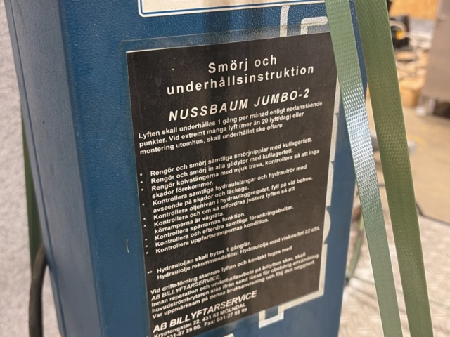 1525444-4 Billyft  Nussbaum Jumbo-lift NT
