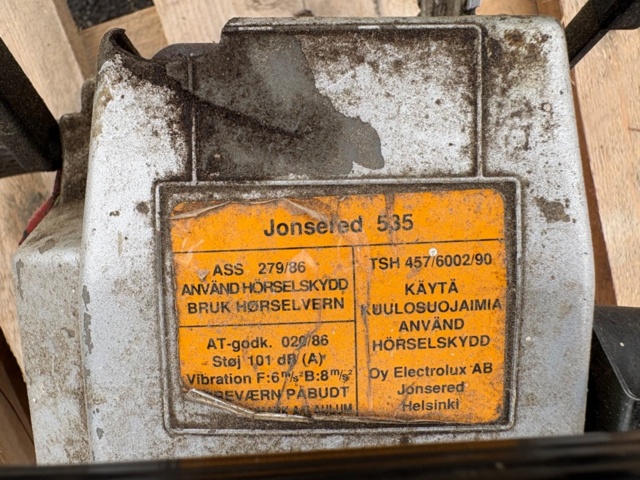 1535832-6 Chainsaw – Jonsered 535