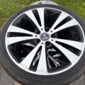 1535840-3 Kompletthjul 4 st med aluminiumfälgar