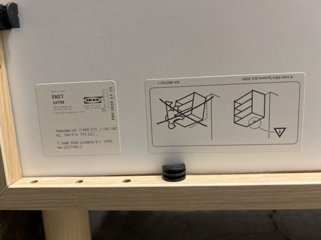 1538521-10 3 st Förvaringsmöbler