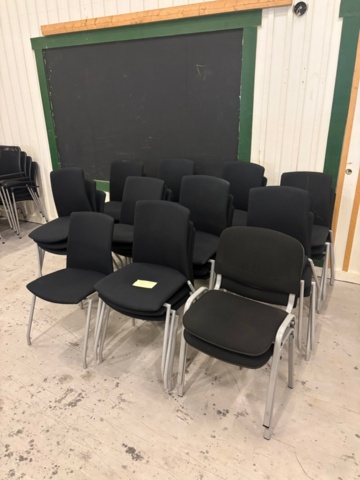 1535844-1 Konferensstolar med klädd sits och rygg - 29 st