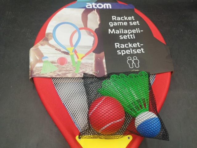 1537154-5 Racket game, 12 pcs - Atom, Giant