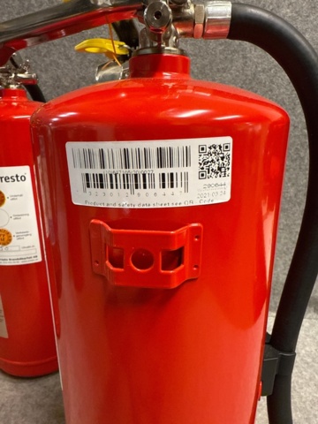 1482495-15 Samling med brandsläckare och förvaringslådor - Presto / Permalex