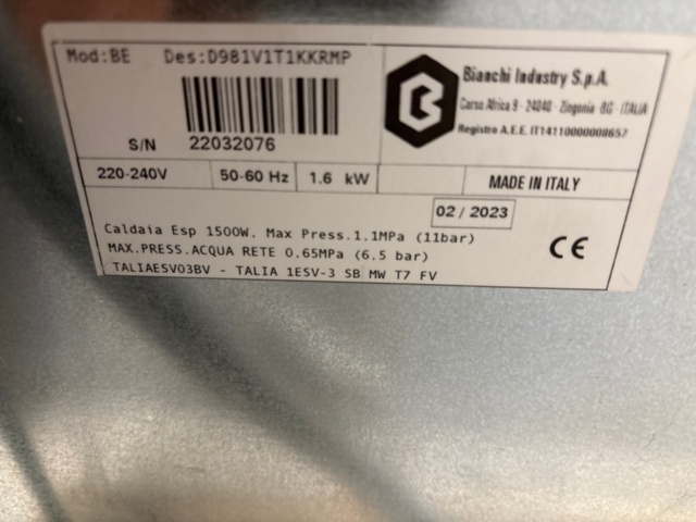1482497-4 Kaffemaskin - Bianchi