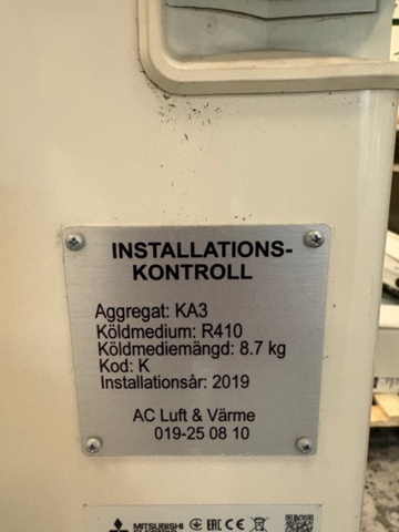 1535880-10 Luftkonditioneringsutrustning med tillbehör - Mitsubishi Electric Mr. Slim Inverter PUHZ-P250YKA3