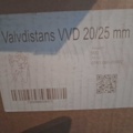 1538609-3 Valvdistanser - ca 900 st, VWD, 20/25 mm