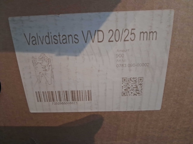1538610-3 Arch spacers - approx. 900 pcs, VWD, 20/25 mm