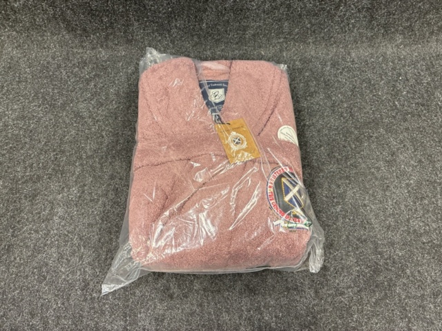 1538676-2 Bathrobe Grand Design Cotton Terry Pink, Size L/XL
