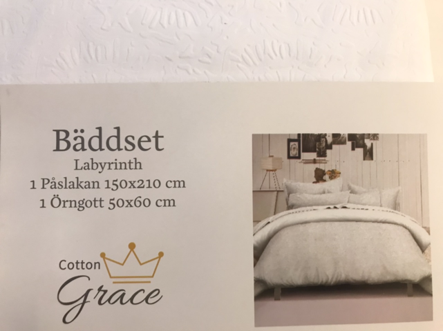 1538723-4 2 st Bäddset Cotton Grace, Labyrinth