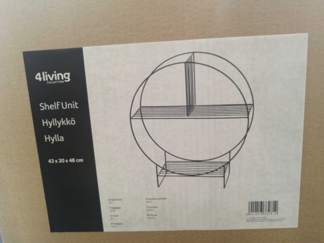 1537168-4 Hylla, 3 st - 4Living, 43 x 20 x 48 cm