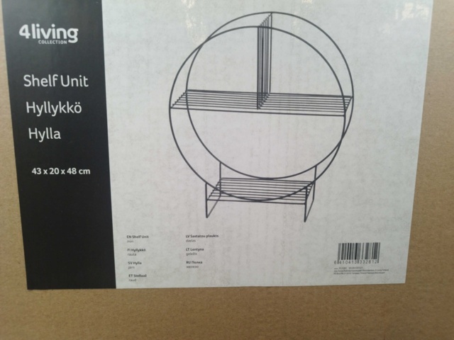 1537169-3 Hylla, 3 st - 4Living, 43 x 20 x 48 cm