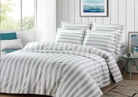 2 st Bäddset Cotton Grace, Royal Grön