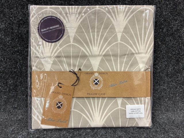 1538868-3 3 pcs Pillowcases Grand Design Grace Sand 50×60 cm