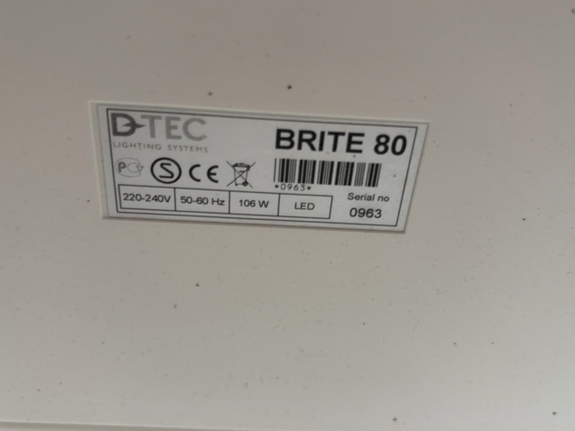 1538923-4 Belysningsarmatur - D-TEC BRITE 80