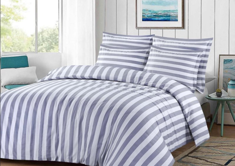 2 st Bäddset Cotton Grace, Royal Denim