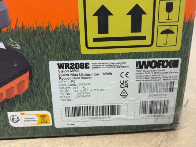 1539307-5 Robotgräsklippare - Worx Landroid Vision WR208E