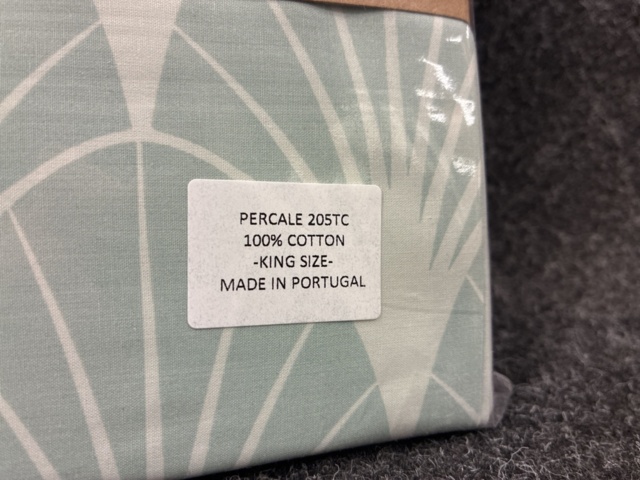 1538828-4 Bäddset Dubbel Grand Design Grace Green 230×220 cm