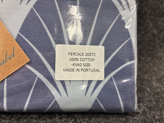 1538853-4 Bäddset Dubbel Grand Design Grace Blue 230×220 cm