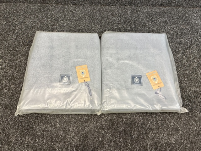 1539076-2 2 st Frottéhanddukar Grand Design Denim 100×150 cm