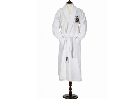 Morgonrock Grand Design Bomullsfrotté Vit, Strl S/M
