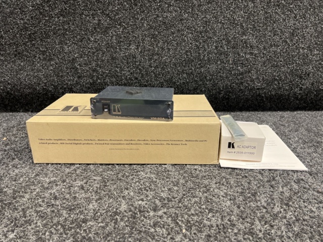 1536776-2 1:5 ljuddistributionsförstärkare Kramer VM-50A & Robotdammsugare Xiaomi Robot Vacuum S20