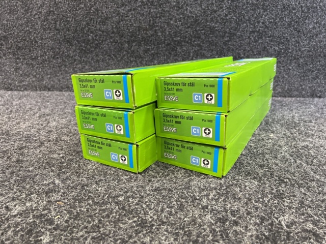 1536794-1 6 pcs Packs Banded Drywall Screw 3.5x41 mm, Essve