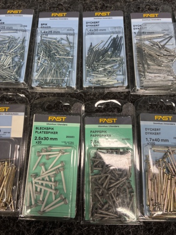1536797-4 Sheet metal nails, nailing nails, staples, dowels from Fast
