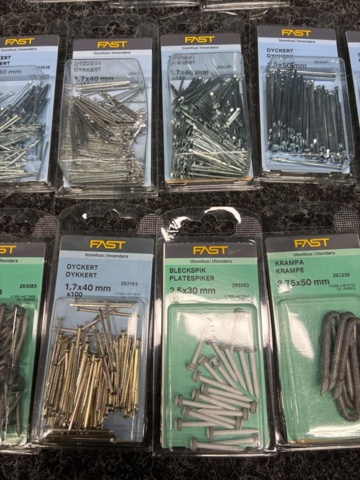 1536797-5 Sheet metal nails, nailing nails, staples, dowels from Fast