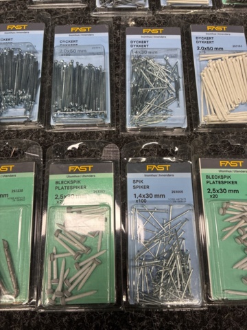 1536797-7 Sheet metal nails, nailing nails, staples, dowels from Fast