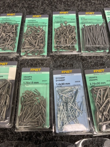 1536797-12 Sheet metal nails, nailing nails, staples, dowels from Fast