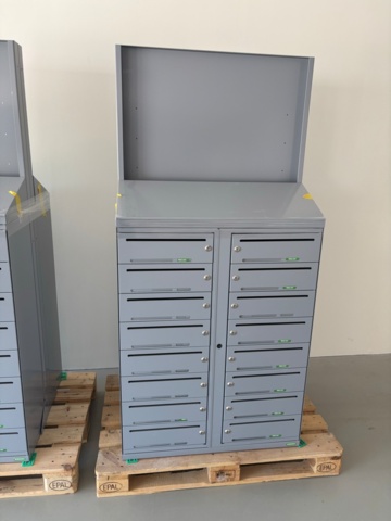 1539477-7 Fastighetspostboxar x4 enheter - Boxicon