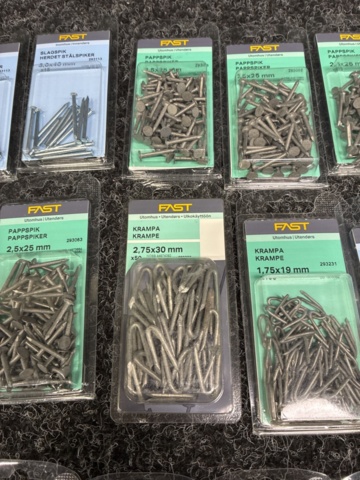 1536797-13 Sheet metal nails, nailing nails, staples, dowels from Fast