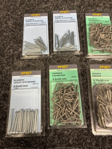 1536797-14 Sheet metal nails, nailing nails, staples, dowels from Fast