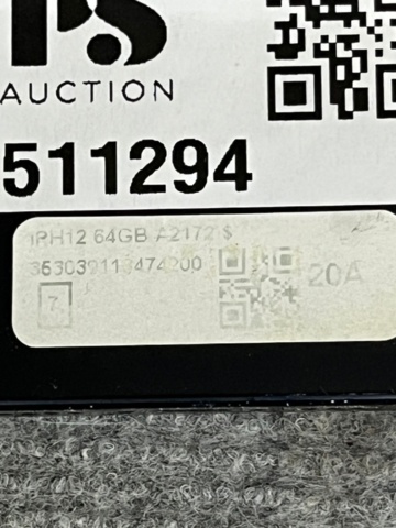 1511294-5 Apple Iphone 12 64gb A2172 with case