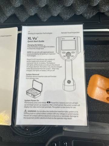1539588-8 Video Inspection System with Accessories - GE Inspection Technologies XL Vu