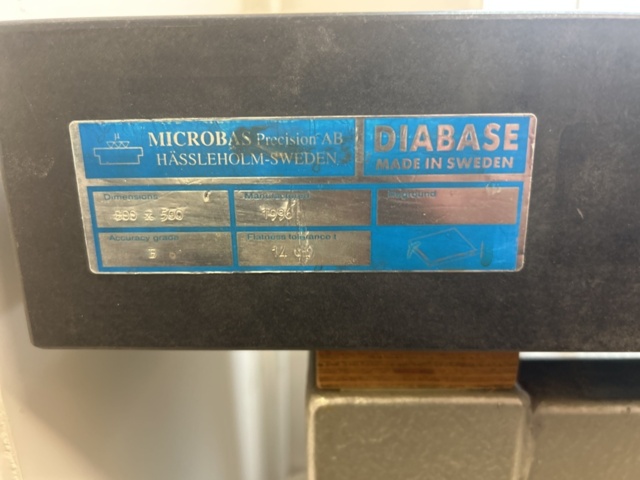 1539593-2 Mätplatta med stativ - Microbas Precision AB Diabase