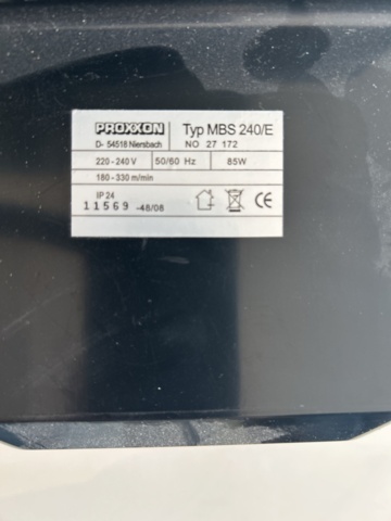 1539600-5 Bandsåg - Proxxon MBS 240/E