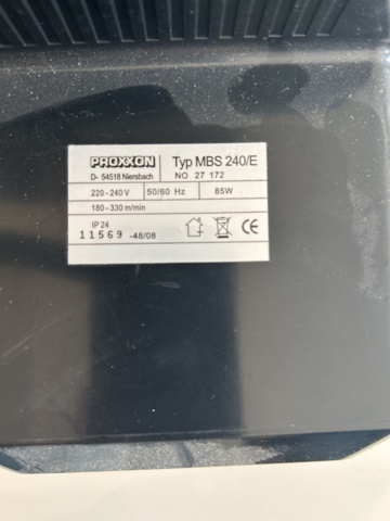 1539600-6 Bandsåg - Proxxon MBS 240/E