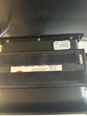 1539612-6 Airflow measurement equipment - Swema Flow 125