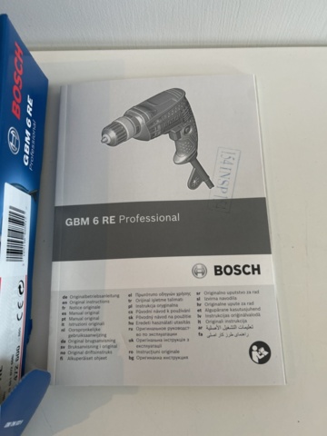 1539627-7 Borrmaskin med tillbehör - Bosch GBM 6 RE Professional