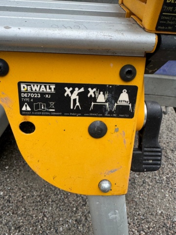 1405937-5 DeWalt Saw Table