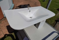 1539861 Tvättställ – IMA, vit, 90x45 cm, porslin