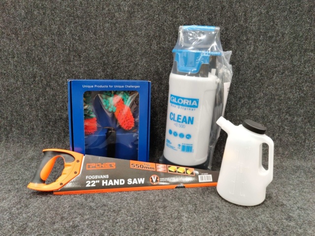 1540165-1 Pressure sprayer, washing brush kit, oil can & sealant