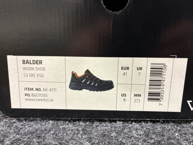 1540206-4 Safety shoes Gesto Balder S3S FO SR, Size 41