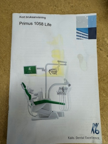 1373565-69 Dental unit with accessories - KaVo Primus 1058 Life -2016