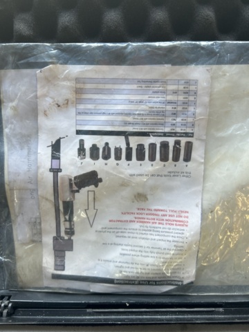 1521867-2 Diesel injector puller kit with air hammer and adapters - Laser 6263